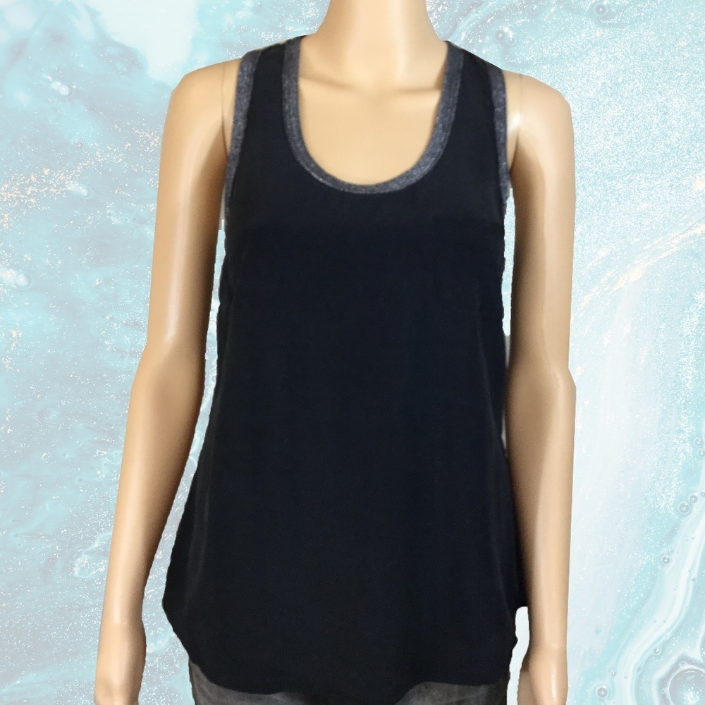 Joie Metallic Trim Racerback Tank